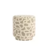 Pouf Taupe& Beige 40xh44cm 5511413