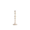 Candle Stick Shiney Cream 12xh36cm 6067813