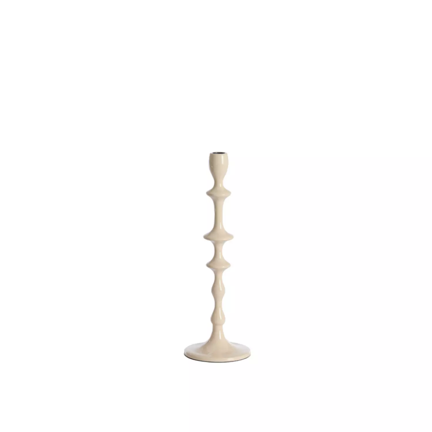 Candle Stick Shiney Cream 12xh36cm 6067813