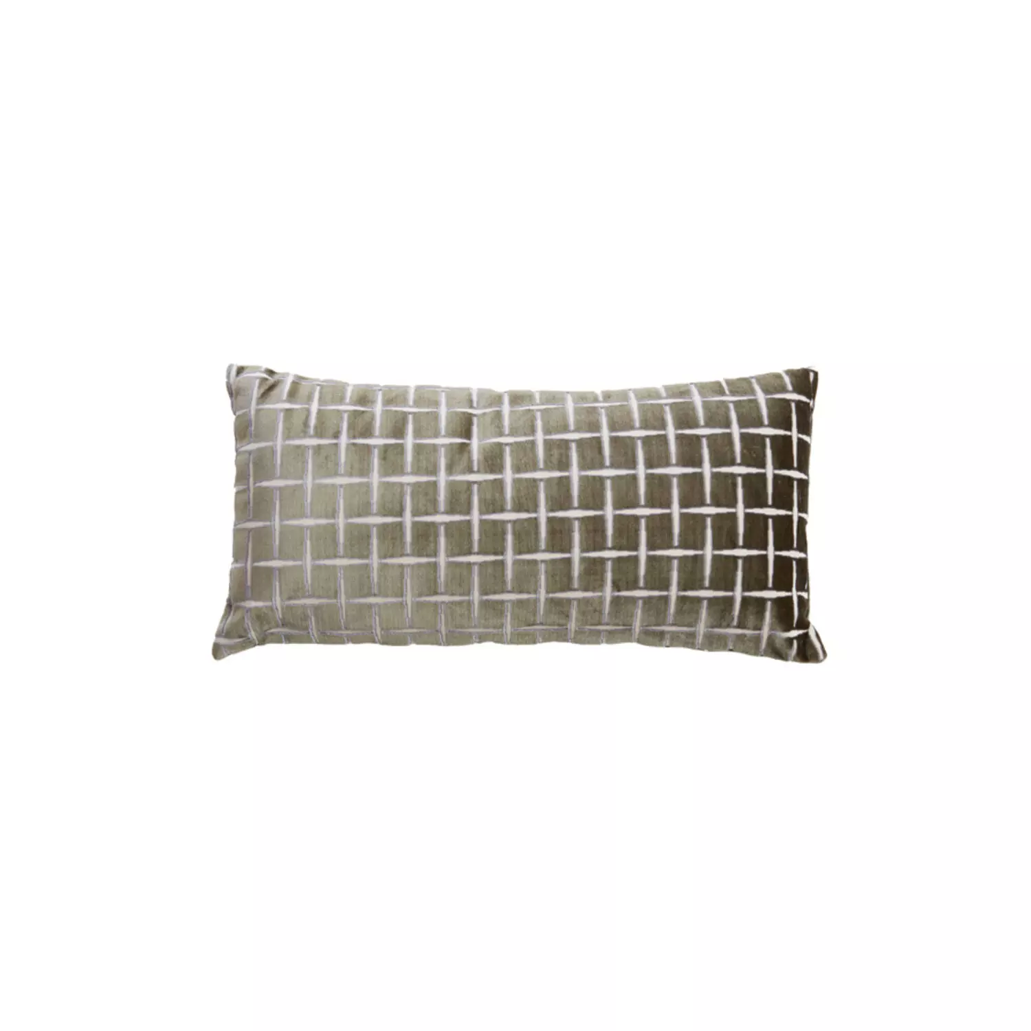 Cushion Green & White 30x60cm 6886381