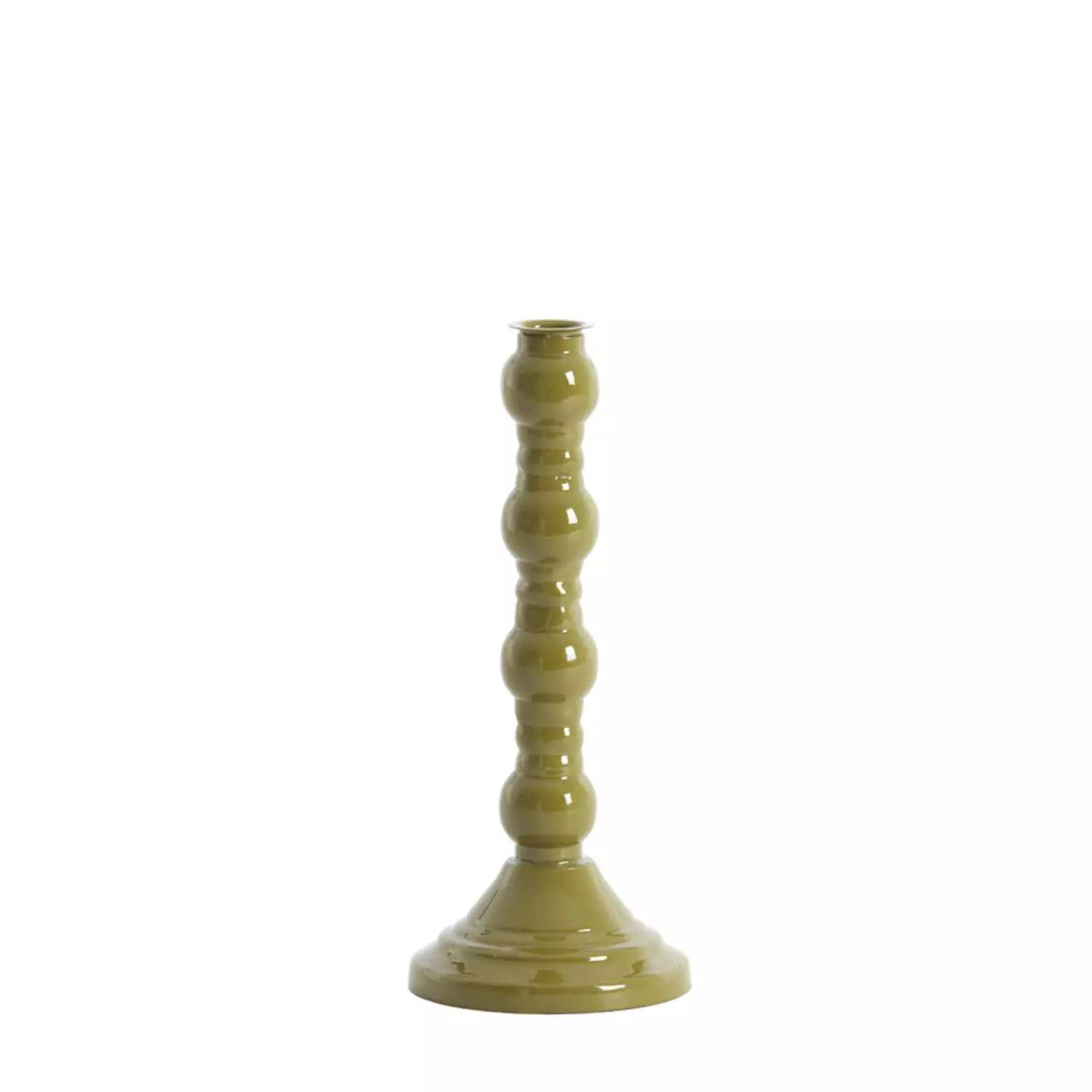 Cnadle Stick 10xh25cm Olive Green 6083969