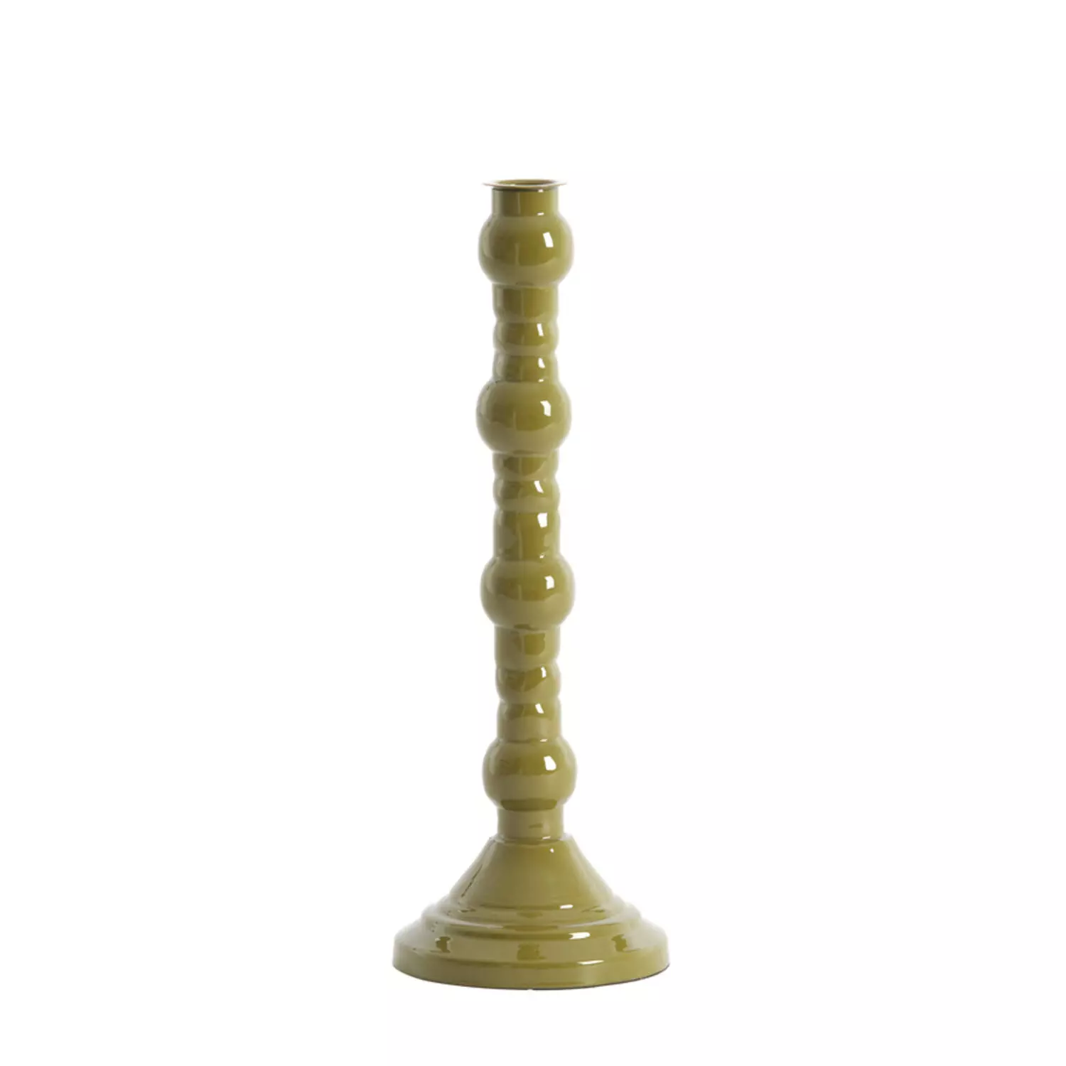 Candle Stick 10xh31cm Olive Green 6084069
