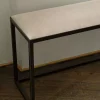 Bench 115/30h45cm Shadow Linnen & Bronze Sahara