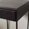 Bedside Table 35/35/h60cm Oak Wenge & Sahara bronze 1. Drawer