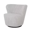 Swivel Chair "Prato" Beige/Flax/Cream 76x74xh71cm 190-352