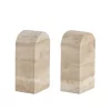 Travertine Bookends 7x5x14cm Ax24151