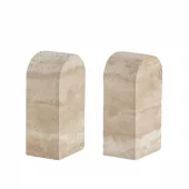 Travertine Bookends 7x5x14cm Ax24151