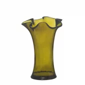 Coral Green Glass Vase ø10xm Cr73097