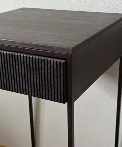 Bedside Table 35/35/h60cm Oak Wenge & Sahara bronze 1. Drawer