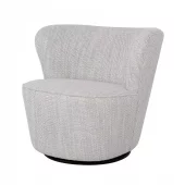 Swivel Chair Beige/Flax/Cream 76x74xh71cm 190-352
