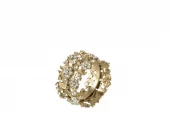 Napkin Ring Wide Metal 6 pcs 36101