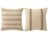 Cushion Cotton Cream / Brown 50x50cm 51276
