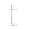 Side Table Marble Ant.Bronze ø26xh76cm 8057788