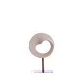 Ornament On Base Taupe Dark Bronze 20x10x30cm 7495582