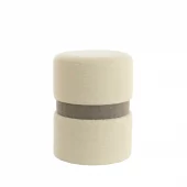 Pouf 35xh46cm Grey & Cream 6893527