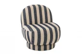 Louge Chair Blue/White Stripe 72x64xh76cm 60896