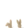 Fur Rabbit Beige S 15x5x23cm 61872