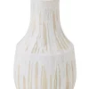 Floor Vase Ceramic Wh/Beige S 35xh65cm 61382