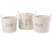 Kids Cotton Basket Let`s Play 40xh41cm 61588