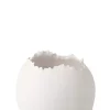 Flowerpot Irregular Clay White L 29x26cm 63619