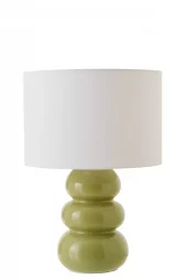 Tablelamp Victor Ceramic Green 33xh48cm 64076