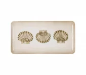 Tray Taupe/Gold 30,5x15,5cm 38908