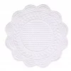 Placemat White Cotton ø42cm 26975