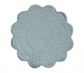 Placemat Sea Green Cotton ø42cm 33603