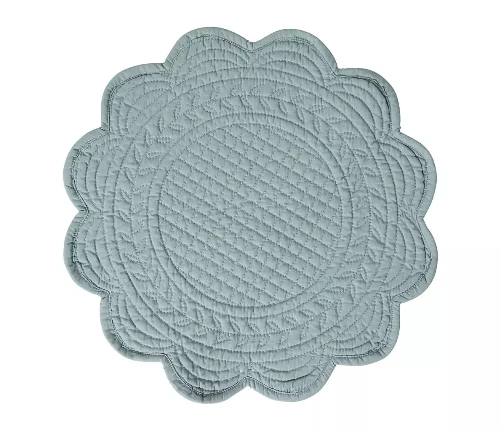 Placemat Sea Green Cotton ø42cm 33603