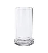 Lysestake Klar Cylinder M/ Skål 20260115