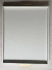 Giobagnara Deco Tray Off White Brass Handles Large 57x44cm