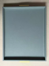 Giobagnara Deco Tray Azure Brass Handles 57x44 cm