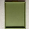 Giobagnara Deco Tray Meadow Green Brass Handles 48x35cm