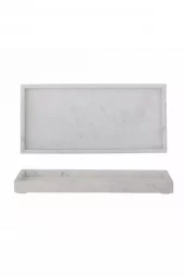 Marmor Brett Hvit 38xh3x18cm 82068110