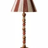 Table Lamp Wood & Glass Beads 42223