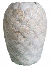 White Shell Vase 39866