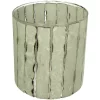 Candle Holder Glas Ivory 15x15x16cm Kal-7075