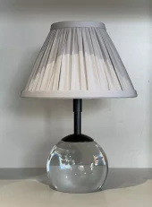 Table Lamp Led Verona Bronze/Glass Inkl Clouded Wisper Shade 1085