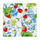 Napkin Strawberrys & Cream 17400c