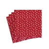 Napkin Red Small Dots 9500c
