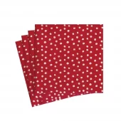 Napkin Red Small Dots 9500c