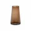Conical Vase Org Rim Mocha 20xh35cm Dcg132m