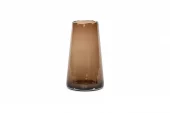 Conical Vase Org Rim Mocha 20xh35cm Dcg132m