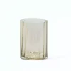 Mouthblown Vase Optic Smoke 12xh13cm Dcg4005