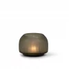 Glass Candleholder Dome Light Smoke 17x12,5cm Dcgi759