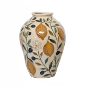 Vase Ceramic Flowers 25xh35,5cm 270-510
