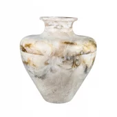 Resin Vase Beige/ White 85xh37,5cm 685-102