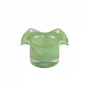 Tealight Green Wavy 725762