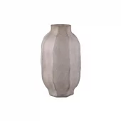 Beige Vase Ribbed 734166