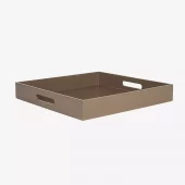 Lacquer Tray Earth 40x40cm Lass2648